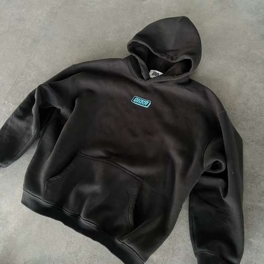 black box logo hoodie