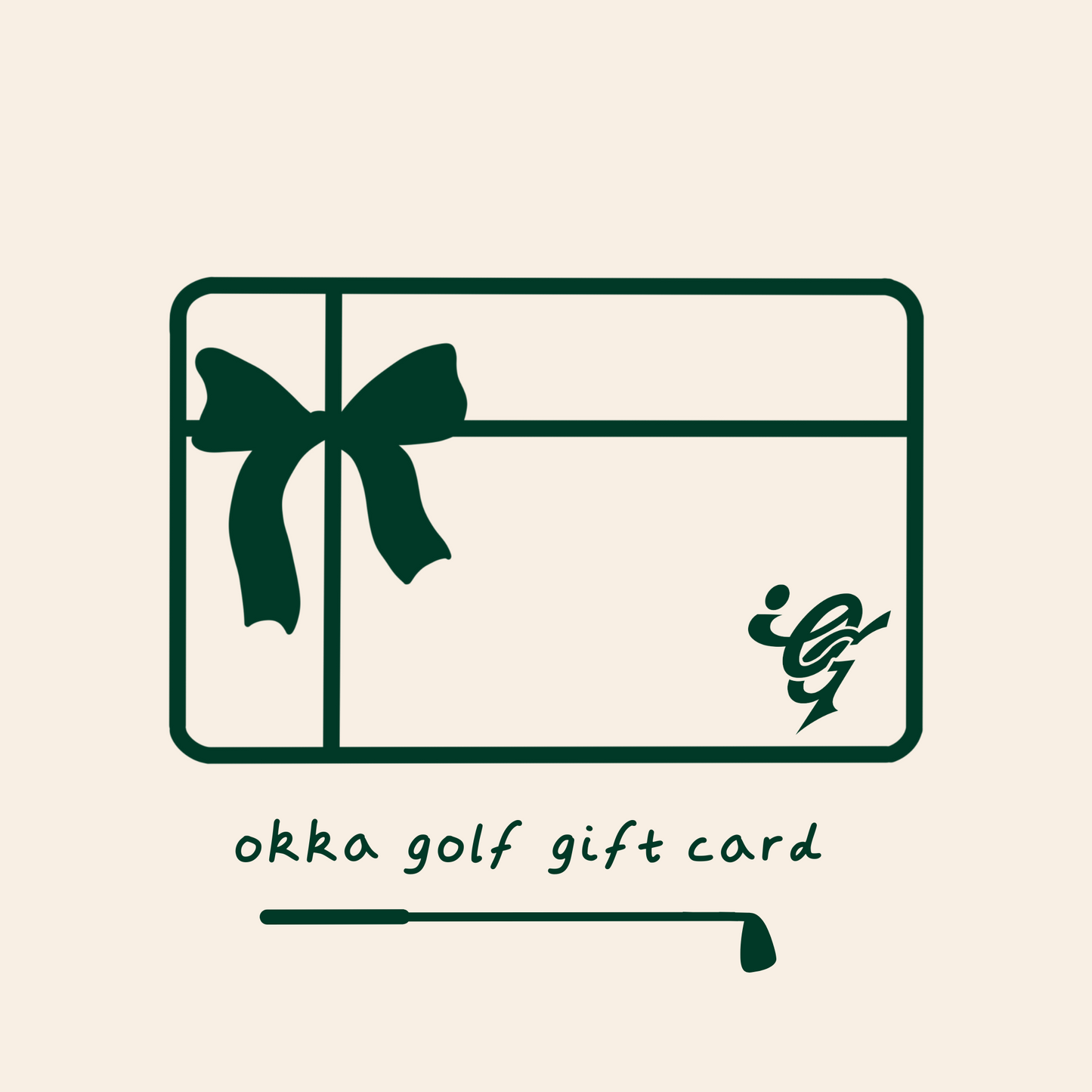 OKKA Golf gift card