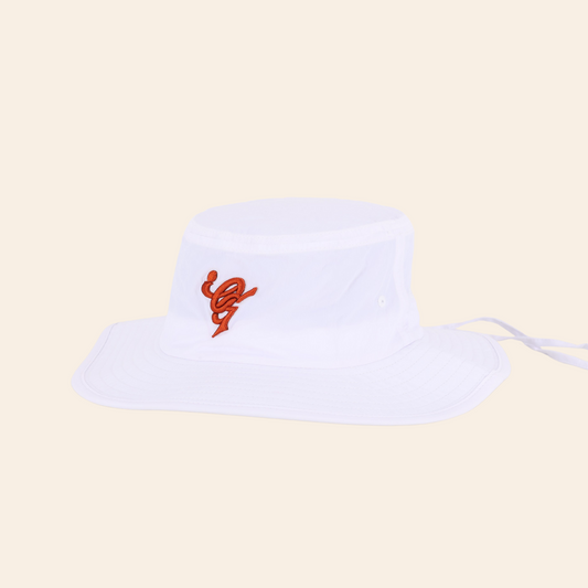 white wide brim