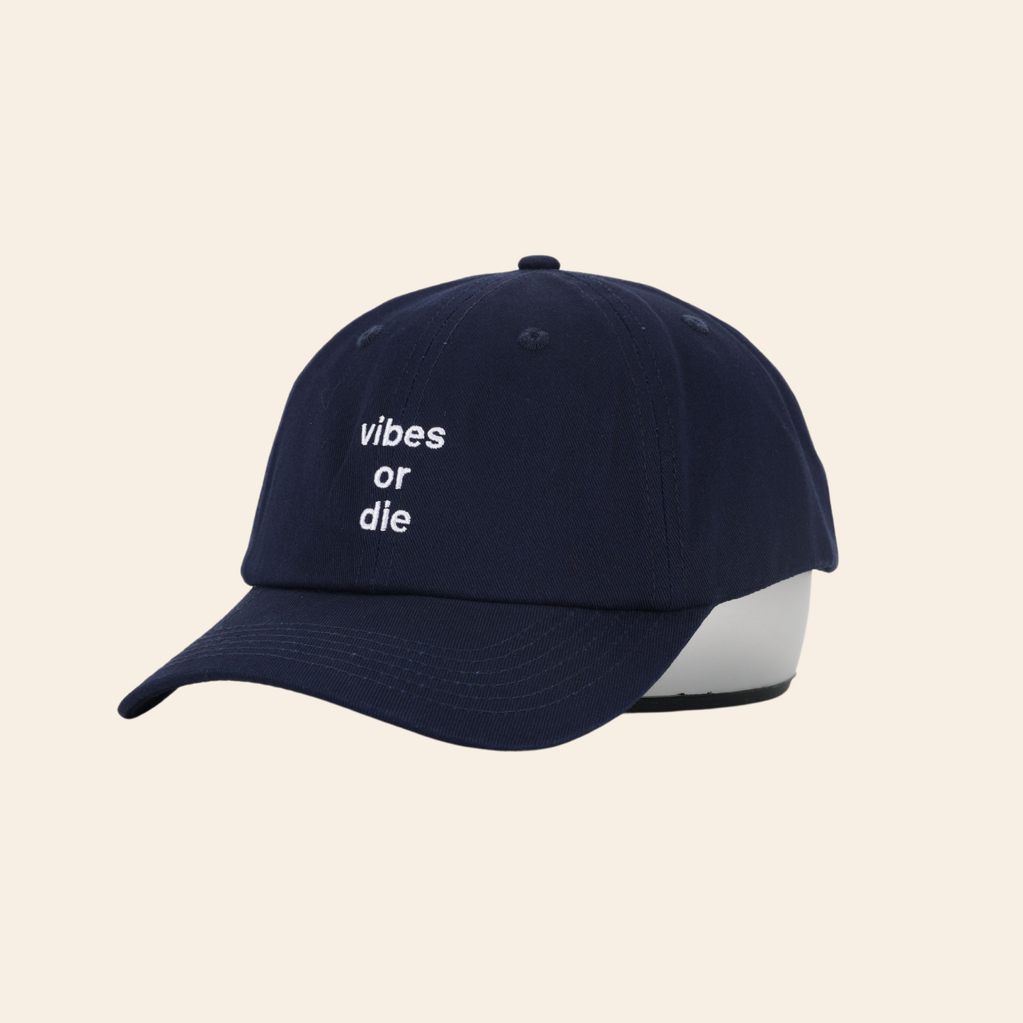 vibes or die dad cap