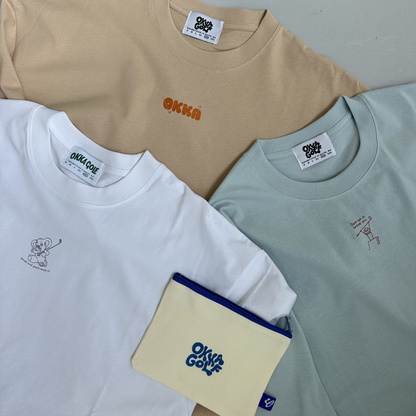 screen printed valuables pouch