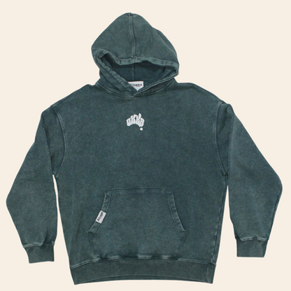 green acid hoodie