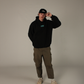 black box logo hoodie
