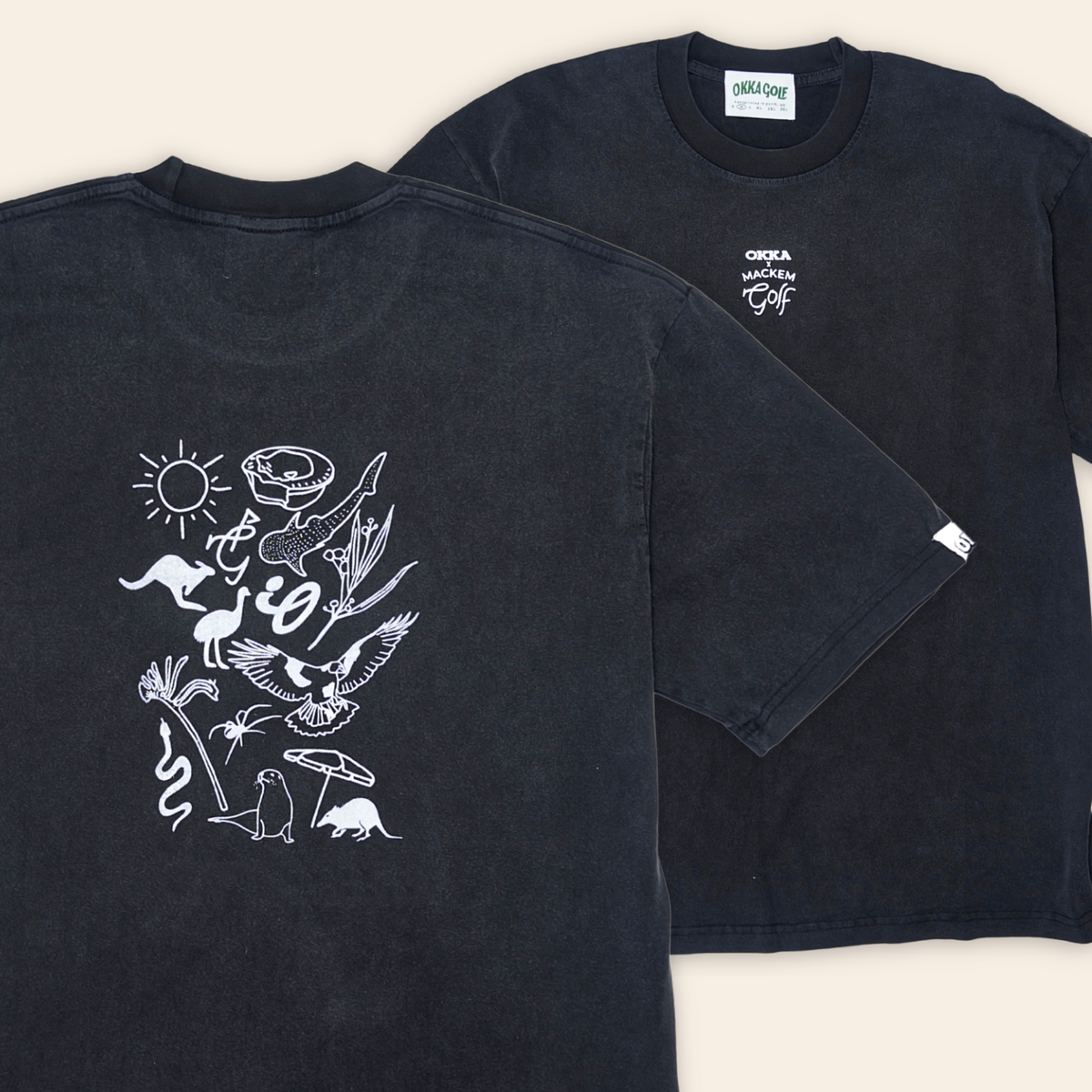 mackem x okka flora fauna tee