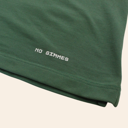 forest green cotton polo