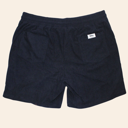 navy corduroy shorts