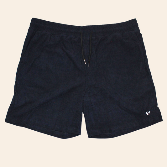 navy corduroy shorts