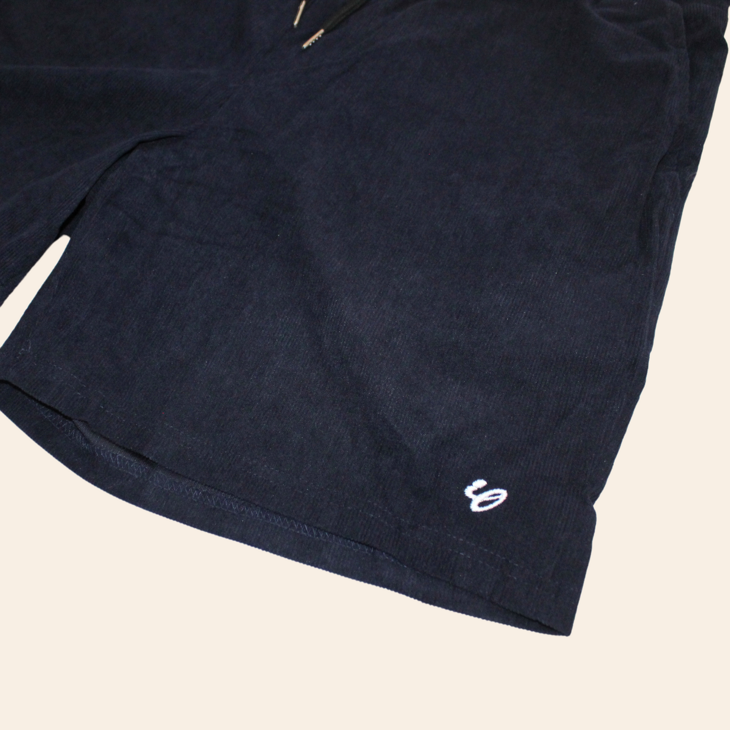 navy corduroy shorts