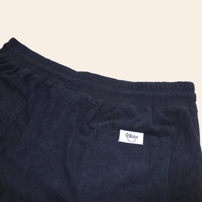 navy corduroy shorts