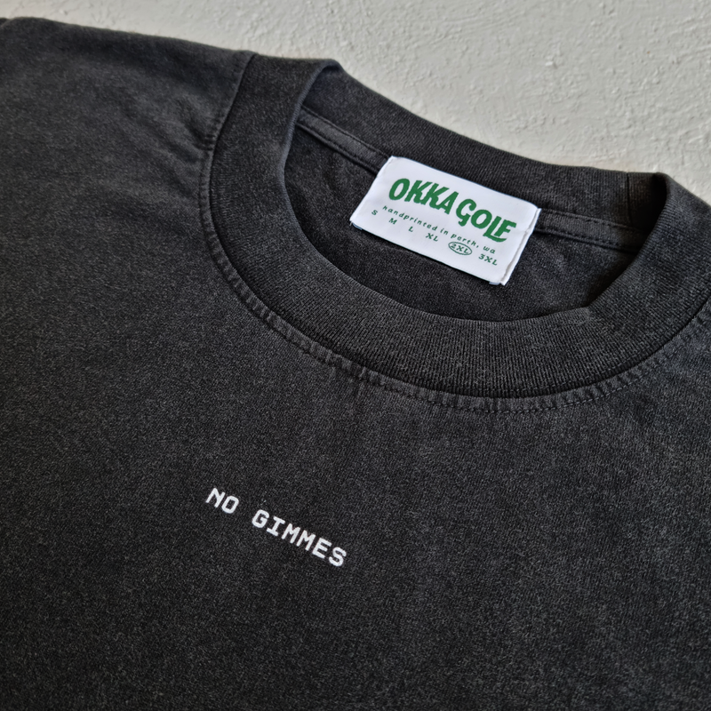no gimmes tee