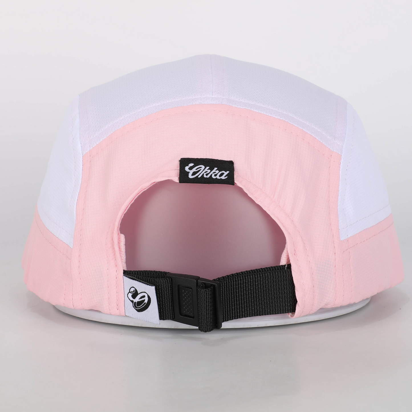 pink running cap