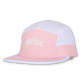 pink running cap