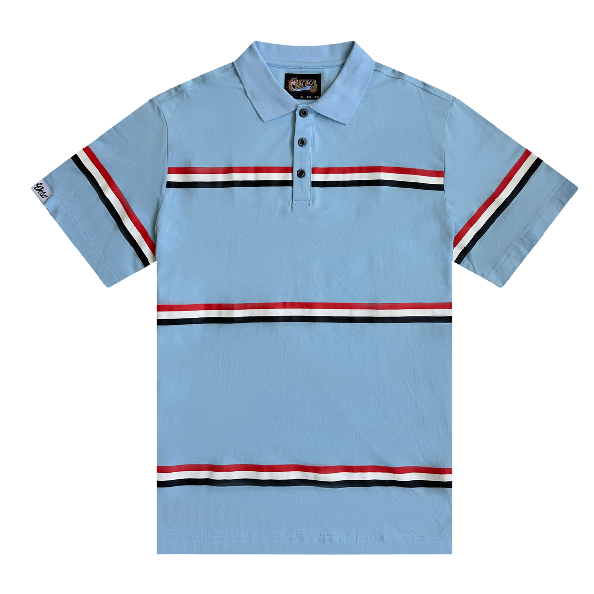 baby blue cotton polo