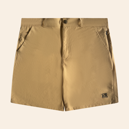 khaki golf shorts