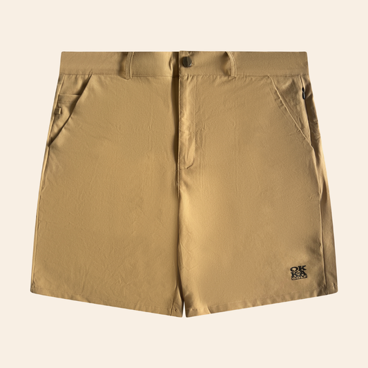 khaki golf shorts