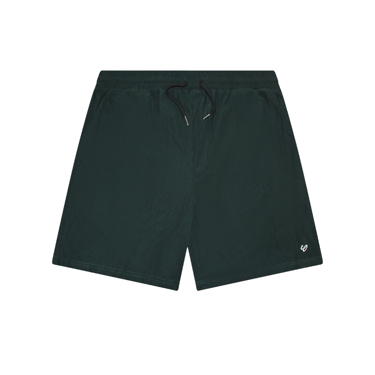 phthalo green corduroy shorts
