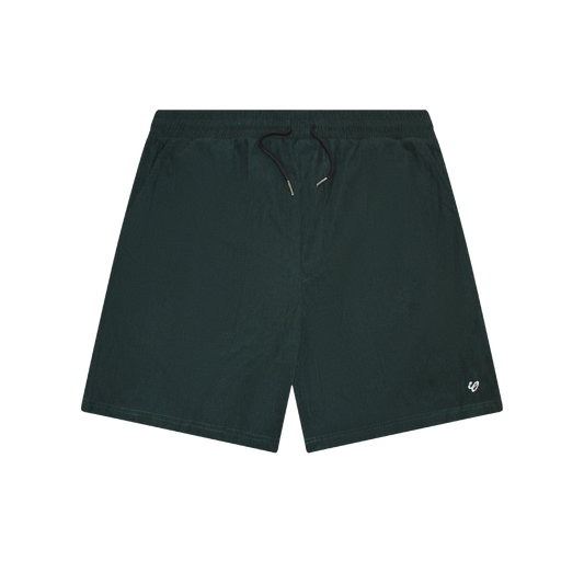 phthalo green corduroy shorts