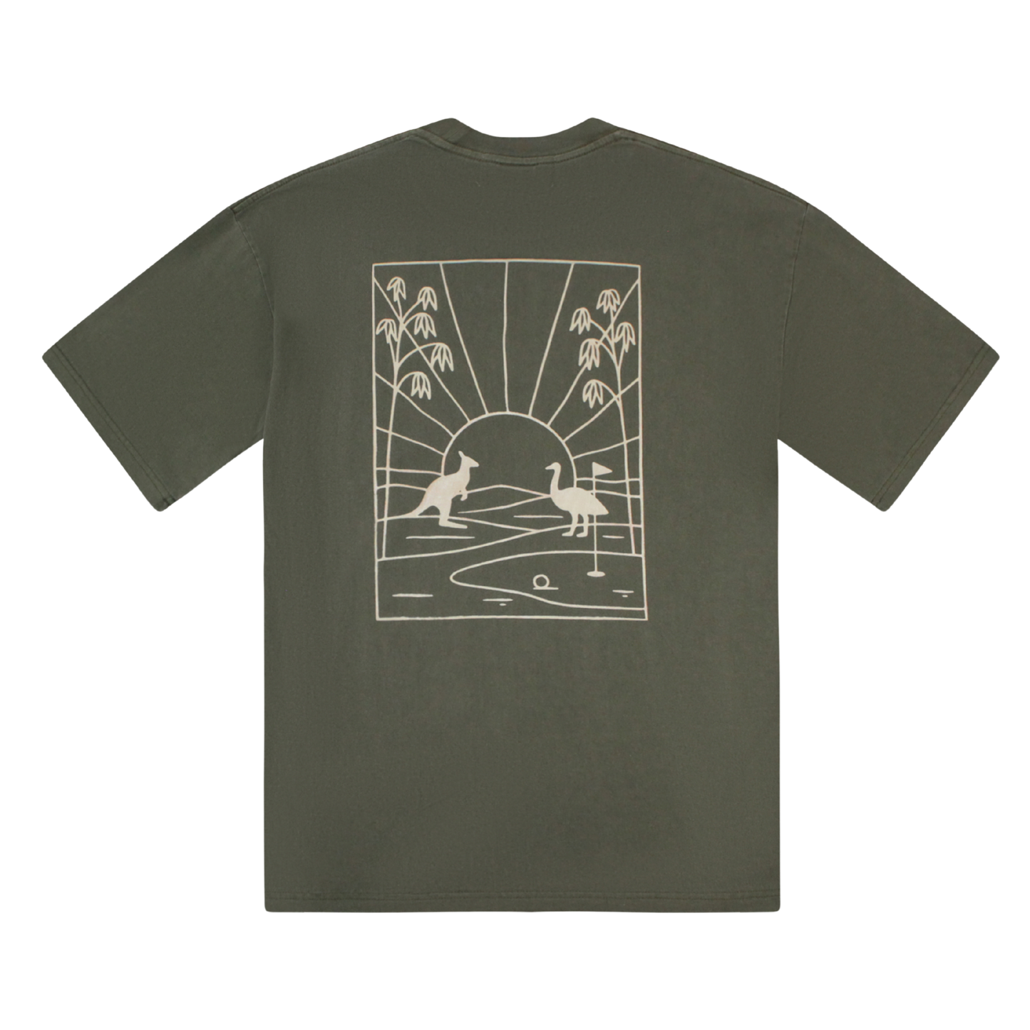sunset tee