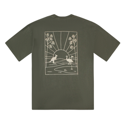 sunset tee