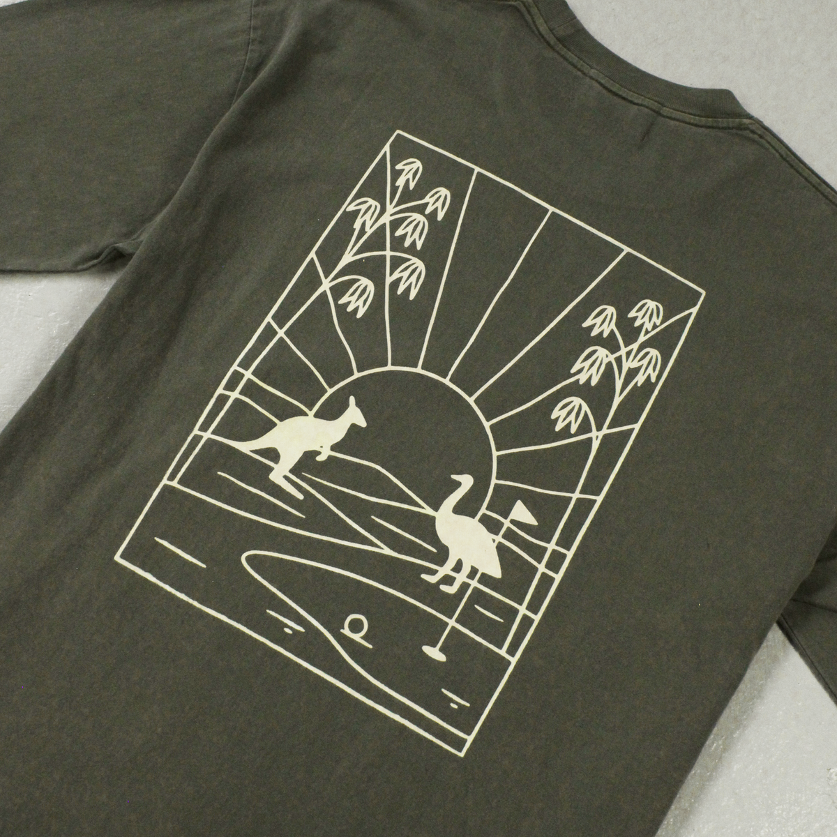 sunset tee