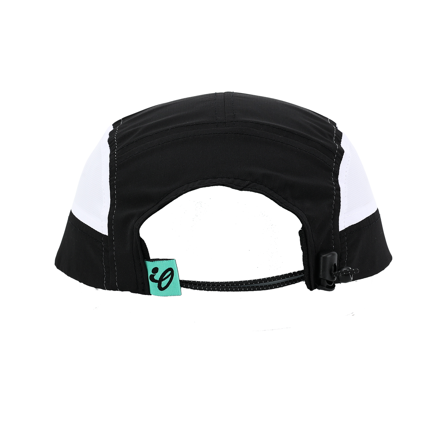 teal tri colour running cap