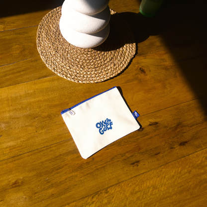 screen printed valuables pouch