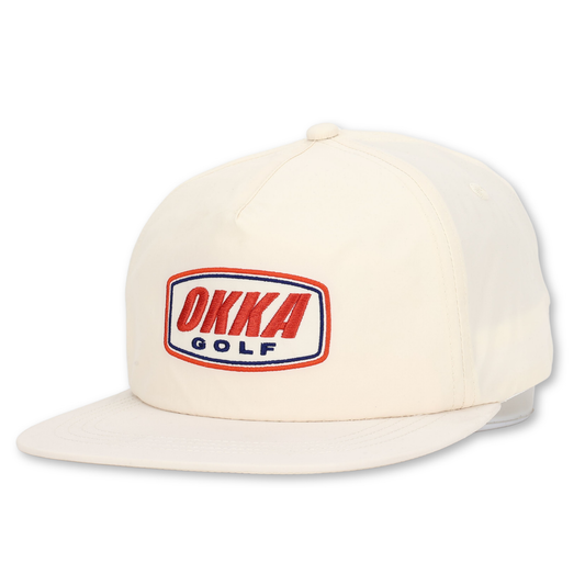 white nylon cap