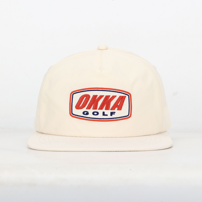 white nylon cap