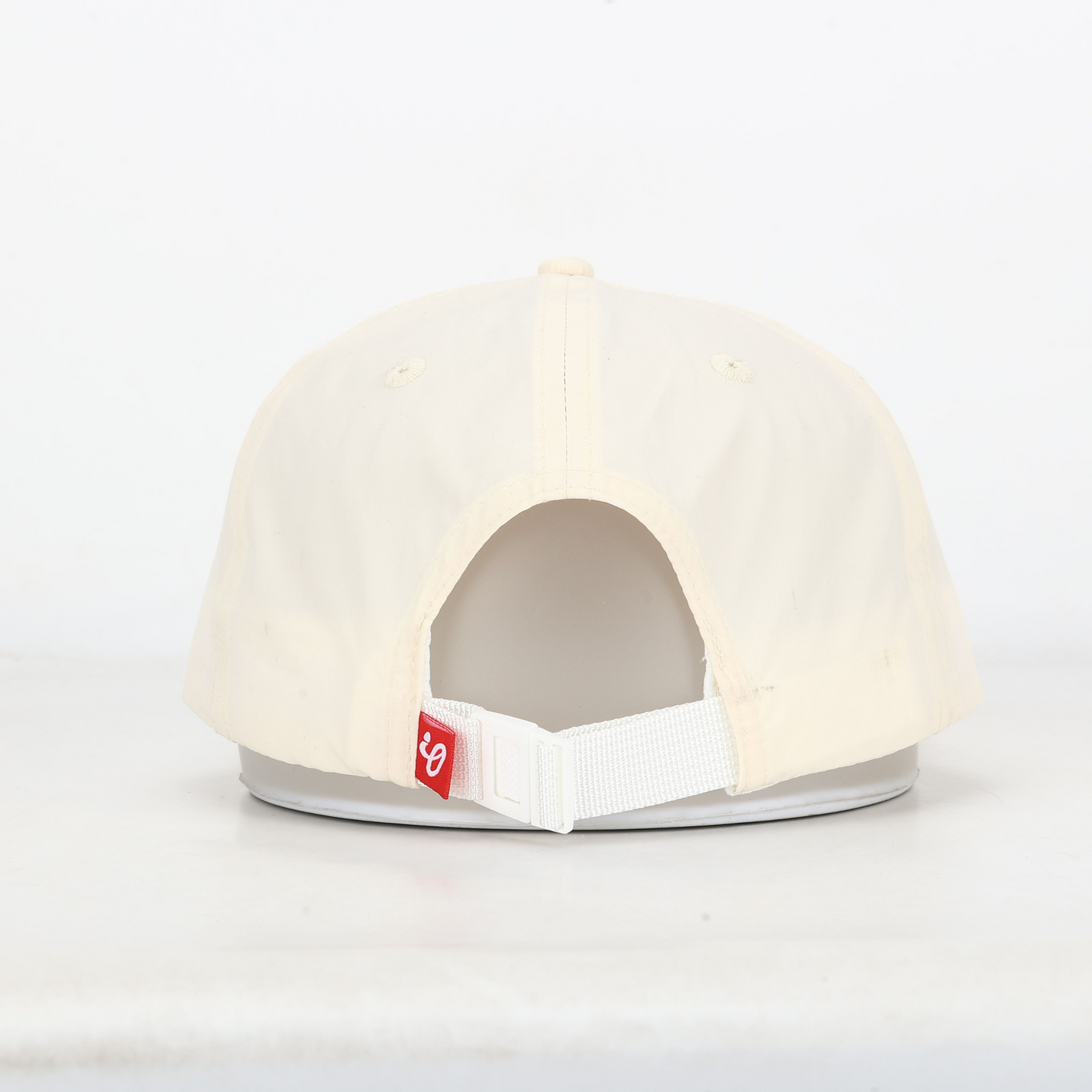 white nylon cap