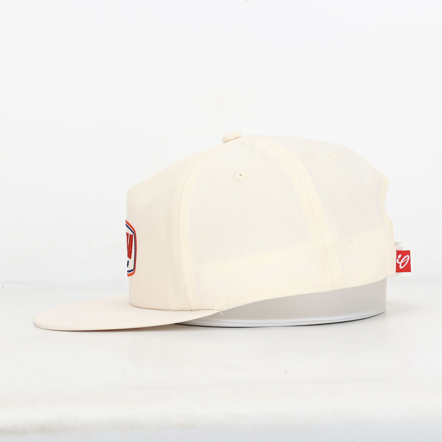 white nylon cap