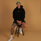 black y2OKKA hoodie