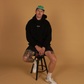 black y2OKKA hoodie