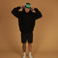 black y2OKKA hoodie