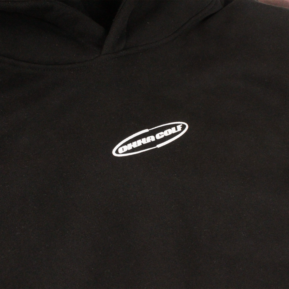 black y2OKKA hoodie
